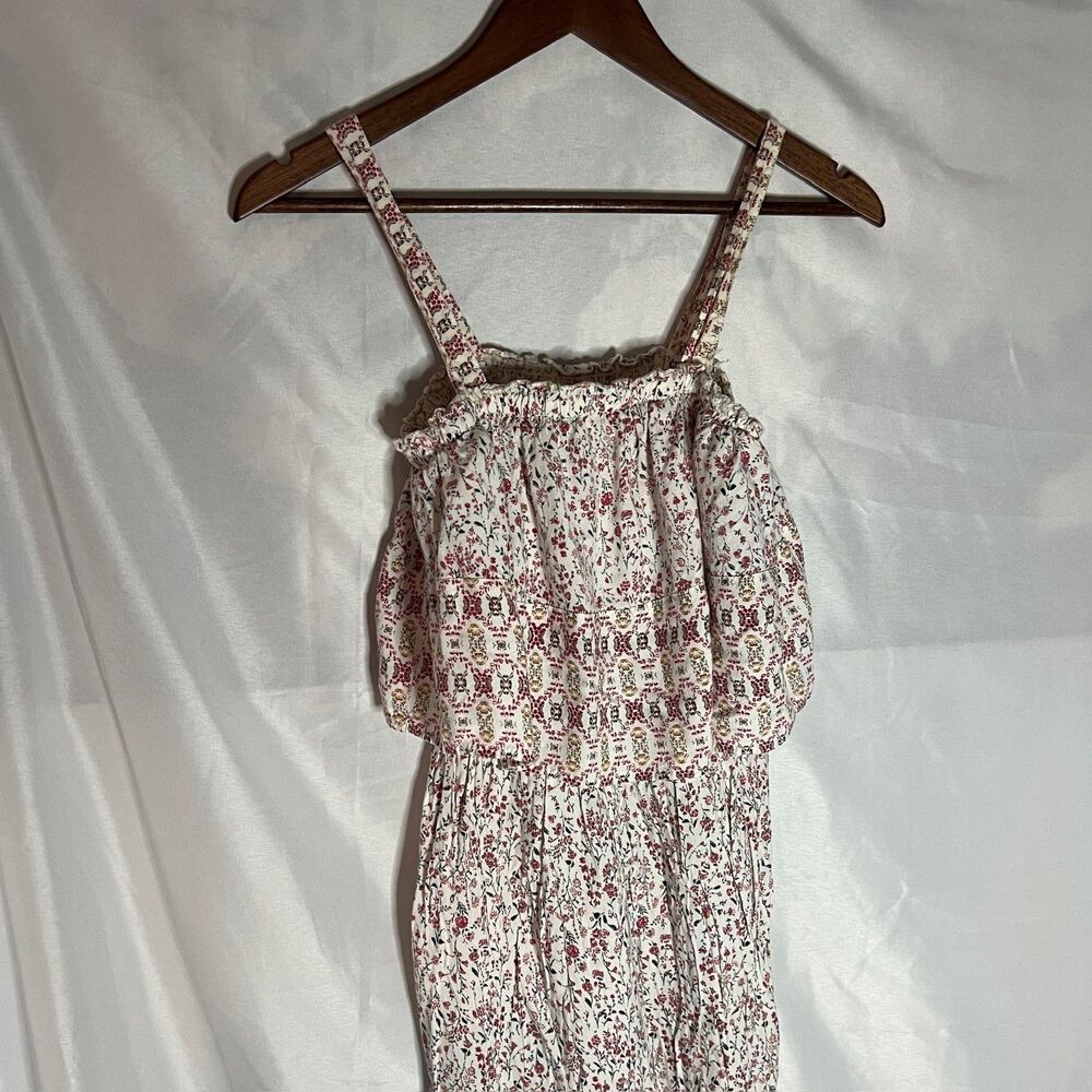Japna Womens Floral Romper/Pants with Spagetti Straps Size Small